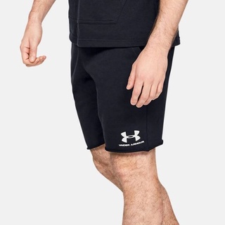 กางเกงขาสั้น Under Armour Sportstyle Terry Shorts กางเกงขาสั้นสีดำ UA สินค้าแท้ 100%
