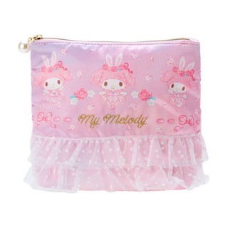 กระเป๋าเครื่องสำอาง กระเป๋าใส่เครื่องสำอาง กระเป๋าซิป My melody มายเมโลดี้ SANRIO