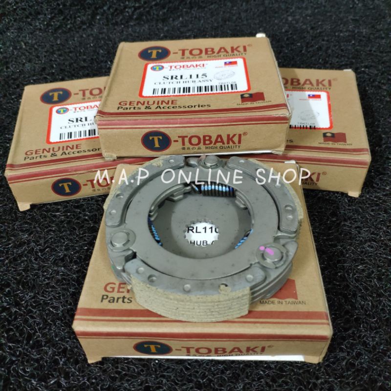 TOBAKI YAMAHA SRL115 SRL115FI AUTO CLUTCH SHOE STANDARD OEMQUALITY TOBAKI