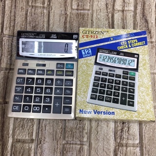 เครื่องคิดเลขCT-912ใหญ่ /CT-712ใหญ่ 12หลัก ทศนิยม 4หลัก ขนาด…
