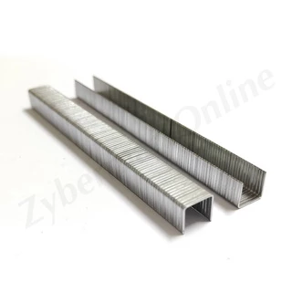 Stainless ลูกแม็กขาคู่ สแตนเลสแท้ กว้าง 10 มิล 1006J 1008J 1010J 1013J 1016J 1019J 1022J (กล่องละ 5,000 นัด) [Zybermart]