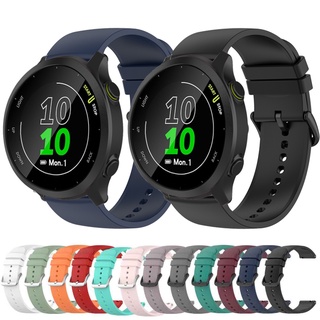 สายนาฬิกาข้อมือซิลิโคน สําหรับ Garmin Forerunner 158 55 245 245M 645 Vivoactive 3 20 มม.