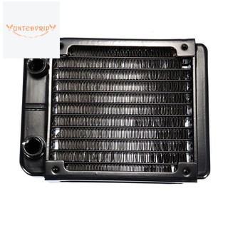 หม้อน้ำอลูมิเนียมความร้อนสำหรับ PC CPU Water Cooling Heatsink สีดำ