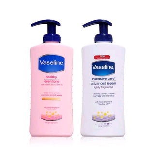 วาสลีน โลชั่น บำรุงผิวขาวใส นุ่มชุ่มชื่น Vaseline Intensive Care healthy Even tone 400ml.