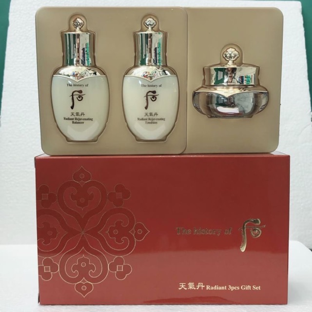 The History of Whoo Cheongidan Radiant 3pcs Gift Set | Shopee Thailand