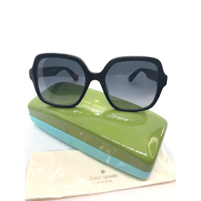 แว่นตากันแดด kate space Katelee/s 80790 เลนส์ 54/19 กรอบดำ ขาด้านนอกลายเสือด้านในดำ เลนส์สีเทาไล่สี 