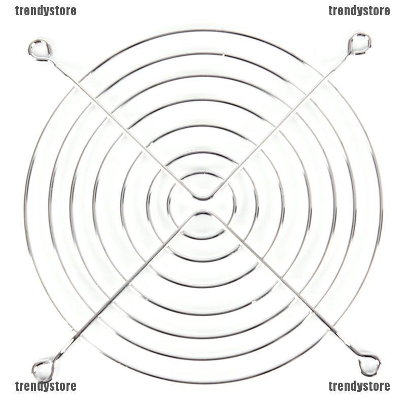 ❤ลดราคา❤Pc DC พัดลม ตะแกรง ป้องกันนิ้วมือ โลหะ 120 มม. โทนสีเงิน สําหรับ