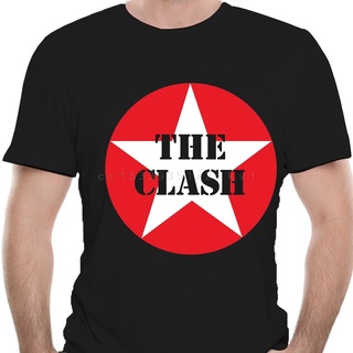 เสื้อผ้าผชเสื้อยืด คอกลม ลาย Clash สําหรับผู้ชายS-5XL