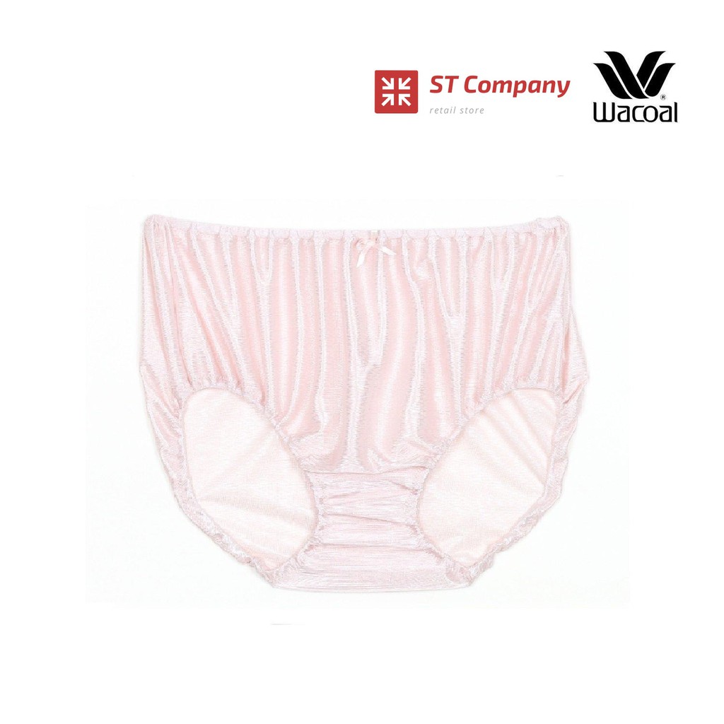 กางเกงในร้อยยาง Wacoal แบบเต็มตัว (Short) สีเบจ Beige รุ่น WU4933 1 ตัว เนื้อผ้าเงางาม สวมใสสบายซักง่าย แห้งเร็ว วาโก้