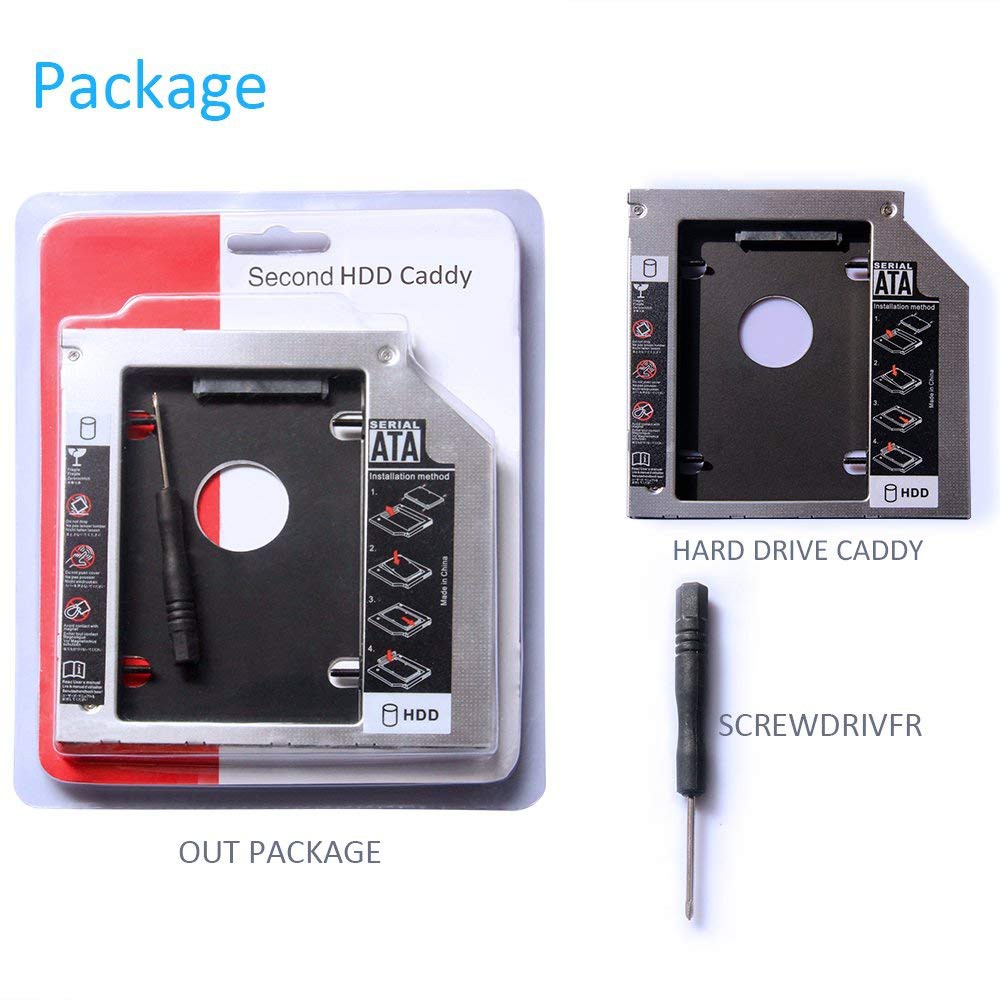 SECOND HDD CADDY 9 MM และ 12 MM CADDY HARD ISK HDD CADDY