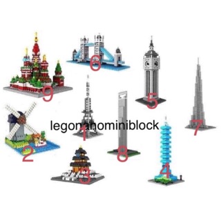 Legonano เลโก้ นาโน lego nano nanoblock size ใหญ่จัมโบ้ สถานที่