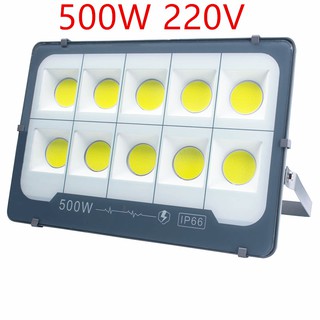 ANE สปอตไลท์ ไฟสว่าง ไฟสนามฟุตบอล Spotlight LED 500W COB AC 220V (ใช้ไฟบ้าน220V) แสงขาว IP66 สว่างมากๆ