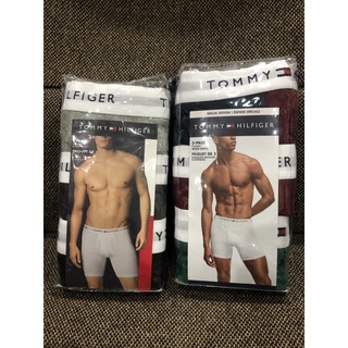 สินค้าพร้อมส่ง กางเกงใน ผ้า cotton Tommy Hilfiger ทรง Boxer 3pcs /set ของเเท้จาก เมกา