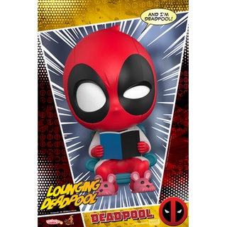 🚛 สินค้าพร้อมส่ง​ 📮 ฟิกเกอร์​ โมเดล​ ของ​สะสม HOT TOYS COSB485 LOUNGING DEADPOOL COSBABY (S)