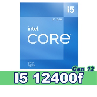 CPU intel i5 12400f Gen12 LGA1700 i5-12400F ของใหม่ intel core i5 12400f