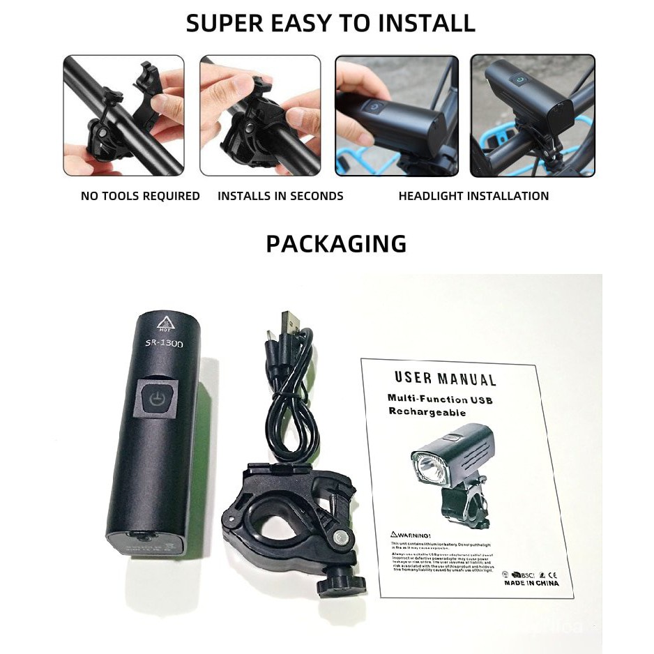 1300 lumen bike light