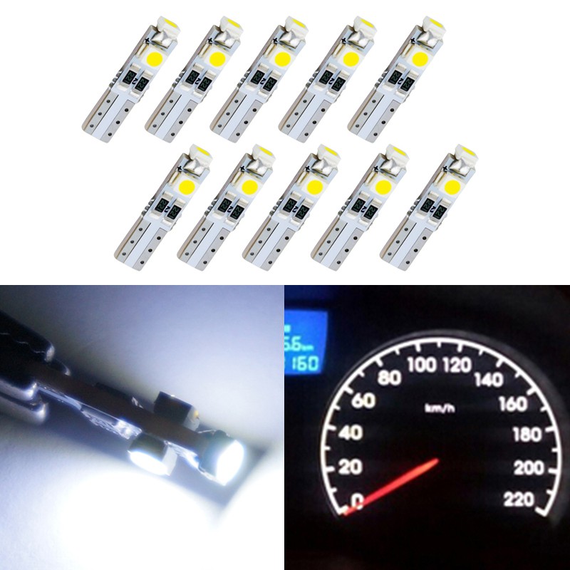 1หลอด LED T5 T6.5 มี 7 สี คุณภาพดีมาก สว่างมาก ไฟหน้าปัดรถ ไฟตำแหน่งเกียร์ ไฟปุ่ม ไฟท้ายรถ ไฟหรี่