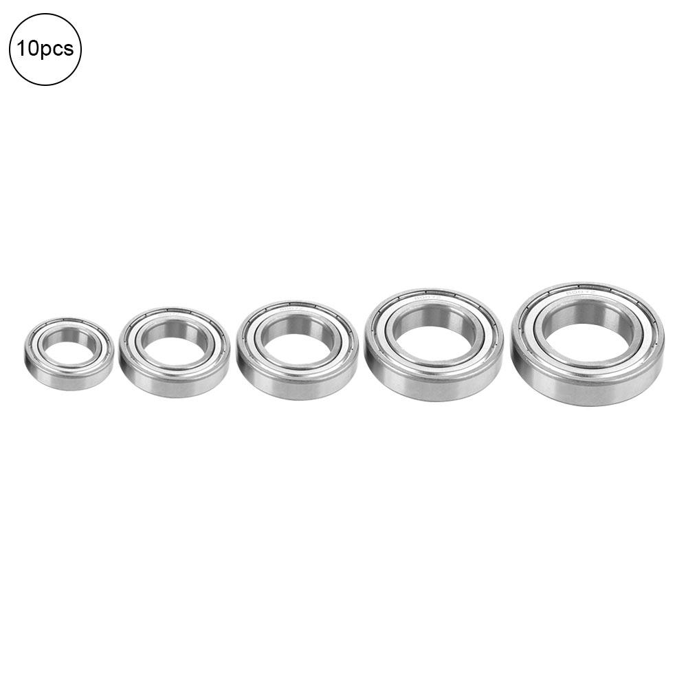 Deep Column Double Shielded Bearing Steel Ball Bearing Single Pcs 10 ...