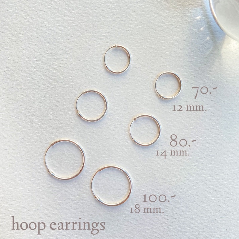 Yourdays/ต่างหูอินฟินิตี้/ต่างหูเงินแท้/silver earrings