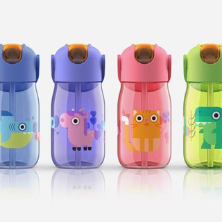 ZOKU Kids Flip Straw Bottle ขวดน้ำสำหรับเด็ก