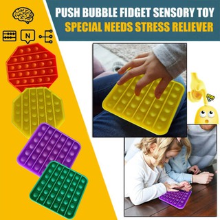 1 X Pop Bubble Sensory Fidget ของเล่นสําหรับเด็ก / ผู้ใหญ่ 1x Push Foxmind Pop Pop Bubble Sensory Fidget Toy Autism
