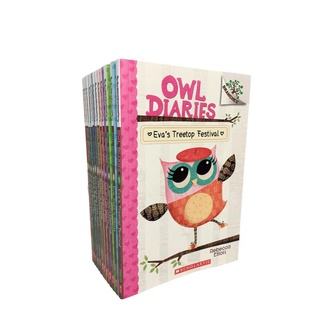 (พร้อมส่ง)  owl diaries  ไดอารี่ของนกฮูก  ครบเซต 15 เล่ม ปากกาลูกอ๊อดอ่านได้