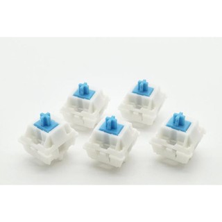 [Linear] POM GLACIER PANDA SWITCHES สวิทช์สีขาวฟ้าสุดละมุน น้ำหนัก67g แสงลอด ใช้ V2 POM stem สำหรับ Mechanical Keyboard