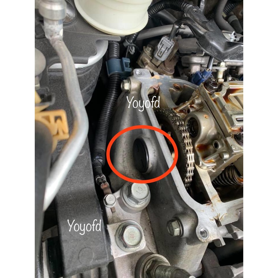 ฝาปิดหน้าแคม  Civic Crv Accord R18 R20 แท้ศูนย์ Honda 💯 % 12513-P72-003 ฝาปิดหน้าแคม fd