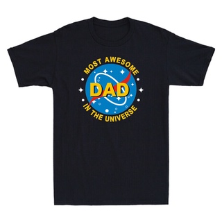 เสื้อยืด ผ้าฝ้าย พิมพ์ลาย Dad In The Universe ยอดนิยม แฟชั่นยอดนิยม สําหรับผู้ชาย วันวาเลนไทน์