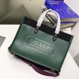 Coach Field Tote 30in Color block