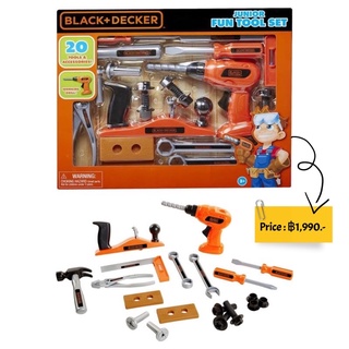 ชุดเครื่องมือช่างสำหรับเด็ก Black &amp; Decker Junior Fun Tool Set