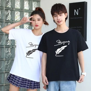 BK-451-SHORT เสื้อยืดแขนสั้นพร้อมส่ง 7สี ลายการ์ตูน ขายดีตามเทรนต์ ลายน่ารัก สีสันสดใส่น่ารัก ใส่ได้ทั้งหญิงและชาย