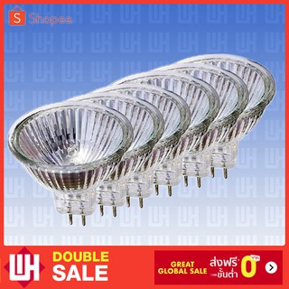 WH หลอดไฟ MR16 ชนิดไส้หน้าเปิด  (ชุด 6 หลอด) รุ่น WL-MR16-220V-[SET-6]