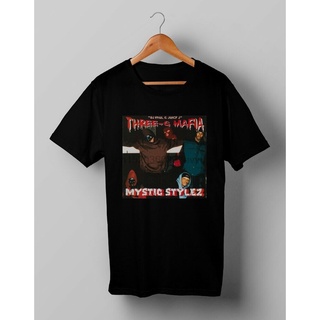 T-shirt  เสื้อยืด ลาย Three6 Mafia Mystic Stylez สไตล์วินเทจ ไซซ์ SS-5XL