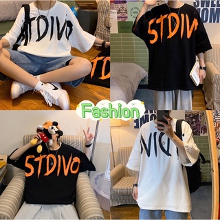 Fashion เสื้อโอเวอร์ ลายสกิน STDIVO สไตล์เกาหลี ผ้าเด้งใสสบาย W60