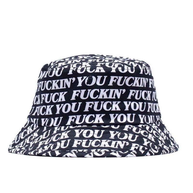 SLUM LTD - RIPNDIP Fuck You Bucket Hat Black