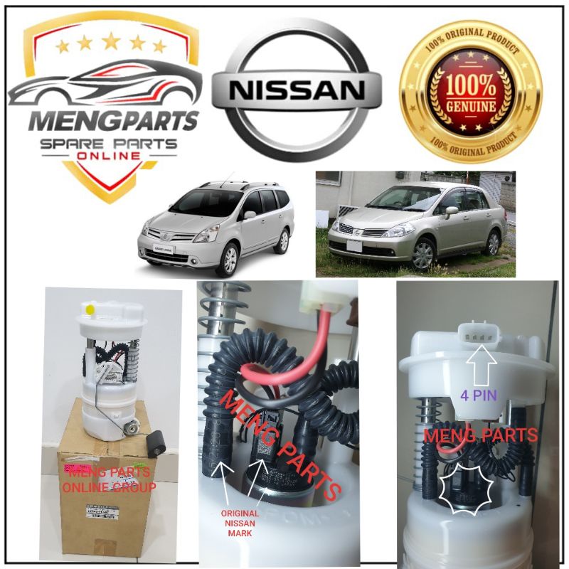 NISSAN LIVINA 1.6 1.8 L10L ,LATIO 2007Y-2012Y NV200 M20L FUEL PUMP ASSY ,PETROL PUMP 17040-EE55C