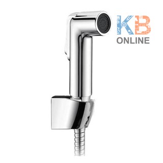 KA-05-321-50 ชุดสายชำระแบบหัวกดในตัว ยาว 120 ซม. Rinsing Spray with Stainless Hose 120cm &amp; Holder (Chrome) KARAT FAUCET