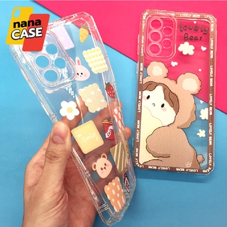 เคสออปโป้Oppo A16k A57(2022) A96(4G) เคสมือถือซิลิโคน TPU นิ่มใสกันเลนส์กล้อง มุมตัด ลายน่ารัก