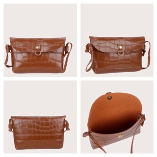 [ของใหม่] Croc Embossed Crossbody Bag