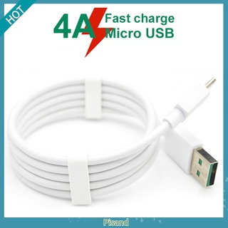 ทราย| สายชาร์จ Micro USB ซิงค์ข้อมูล 4A 1 เมตร สําหรับ OPPO VOOC Android