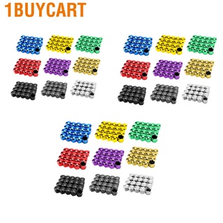 1buycart 20PCS Car Wheel Hub Nut Protective Cover Dustproof Decoration Snap in ABS Plastic