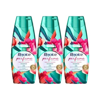 🔥The Best!! รีจอยส์ แชมพู เพอร์ฟูม ขนาด 120 มล. แพ็ค 3 ขวด Rejoice Shampoo Perfume Lminous Rose 120 ml x 3