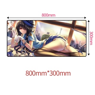 แผ่นรองเมาส์ Gaming Mousepad แผ่นใหญ่ ขนาด 80x30 cm แผ่นรองเมาส์เกมมิ่ง หลากหลายลาย