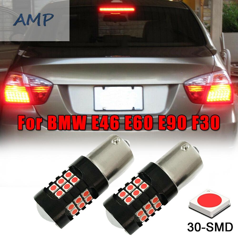 หลอดไฟเบรกท้ายรถยนต์ สีแดง สําหรับ BMW E46 E60 E90 F30 30SMD