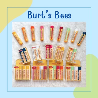 (พร้อมส่ง) Burt’s Bees Lip Balm ยกกล่อง / ขี้ผึงลิปบาล์ม ลิปบำรุงริมฝีปาก ของแท้ 🇺🇲 ล็อตใหม่ 💕