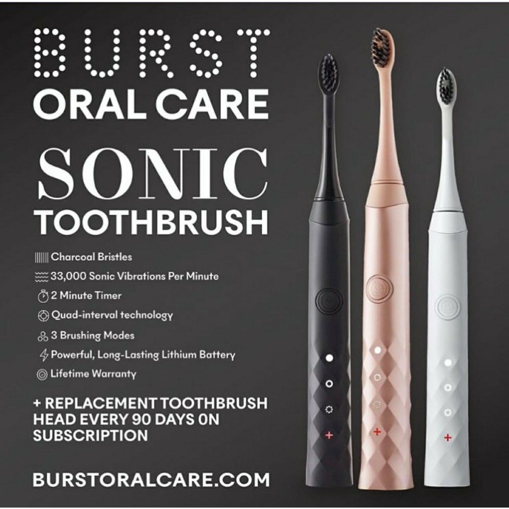 burst charcoal toothbrush