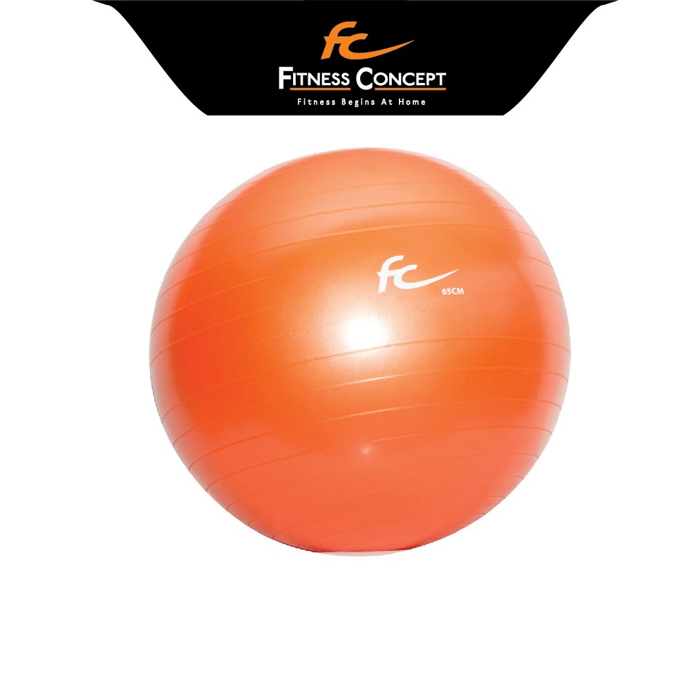 แนวคิดฟิตเนส: FC Stayball Yoga Gym Ball - สีส้ม (65ซม.)
