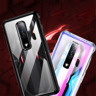 สําหรับ ZTE nubia Red Magic 7 7s 6S 6 Pro ไฮบริด ใส แข็ง ฝาหลัง นิ่ม TPU กันชน ป้องกันรอยขีดข่วน เคสกันกระแทก