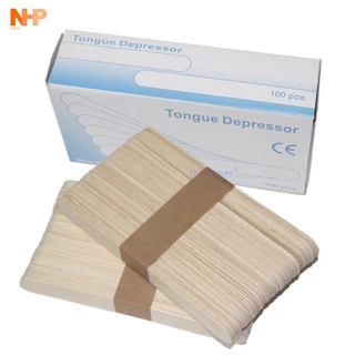 ไม้มน ไม้ไอติม ไม้ไอศครีม ขนาดใหญ่ 100 ชิ้น ไม้ไอศกรีมขาว ไม้กดลิ้น Tongue Depressor